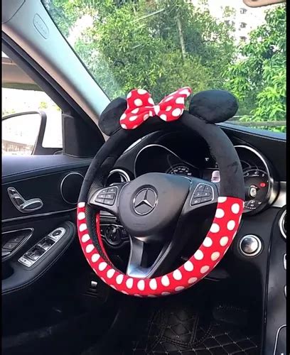 Cubre Volante Minnie Mouse Disney Con Mo O Env O Gratis