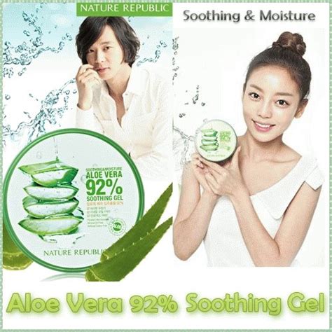 Jual Nature Republic Aloe Vera Soothing Gel Aloevera 300ml Gel Lidah