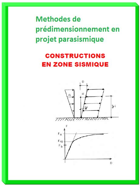 Methodes De Pr Dimensionnement En Projet Parasismique