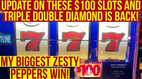 My Biggest Win On Zesty Peppers Triple Double Diamond Is Back Update