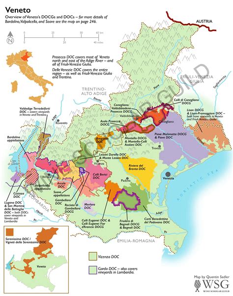 Veneto Wine Map