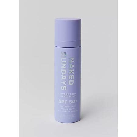 Amazon Naked Sundays SPF 50 Hydrating Glow Mist Beauty