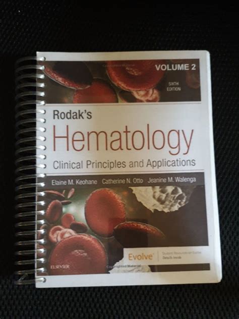 Rodaks Hematology 2 Volumes 6th Ed Hobbies Toys Books