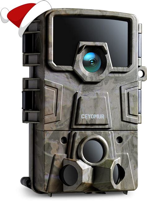 Ceyomur Trail Camera K P Mp Trail Cameras With Nm No Glow