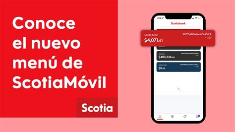 Conoce El Nuevo Men De Scotiam Vil Scotiabank M Xico Youtube