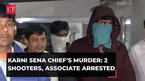 Karni Sena Chiefs Murder Case Two Shooters One Associate Arrested In