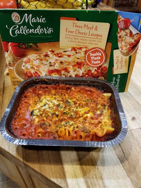 Marie Callender S Three Meat And Four Cheese Lasagna Perfect Meal For The Winter Season Nice