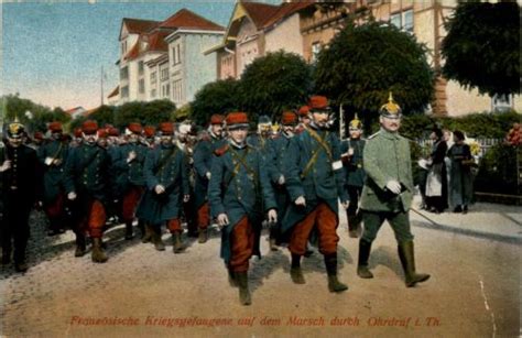 Ohrdruf Französische Kriegsgefangene Feldpost 2 Landsturm Inf Ers