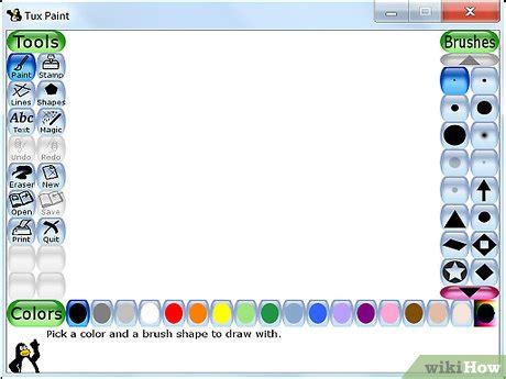 How to Color Using Tux Paint: 6 Steps (with Pictures) - wikiHow Tech