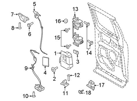 Ford F 250 Super Duty Door Latch Assembly Upper F250 F350