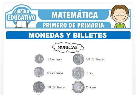 Monedas Y Billetes Para Primero De Primaria Fichas Gratis