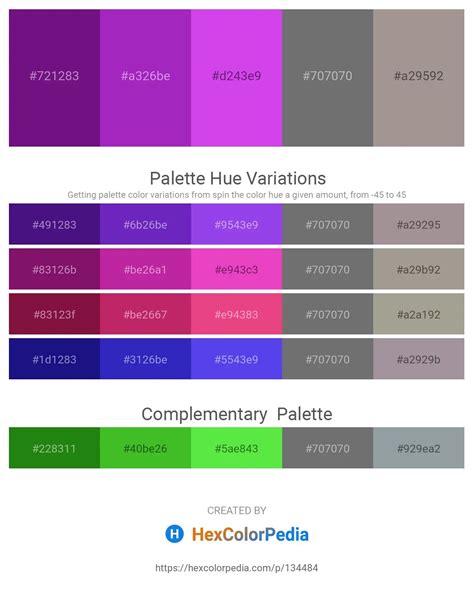 Pantone 2597 C Color 5c068c Hex Color Conversion Color Schemes