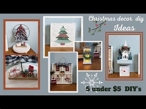 Buget Friendly Christmas Decor 5 Under 5 Christmas Decor DIYs