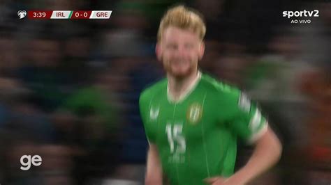 Vídeo Irlanda x Grécia Melhores Momentos do 1º Tempo futebol ge