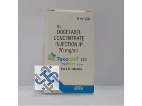 INTAS Liquid Taxocare Docetaxel 120mg Injection Packaging Type Vial