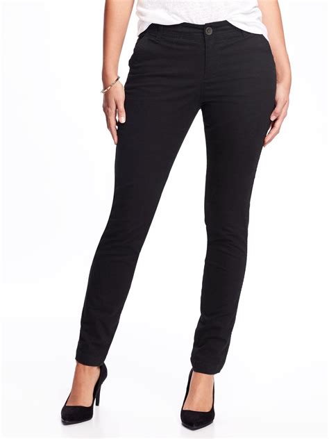 Mid Rise Skinny Everyday Khakis For Women Old Navy Pants For Women