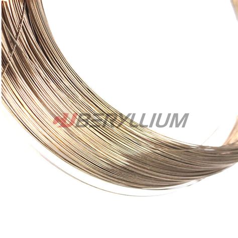 C17300 C17200 Beryllium Copper Spring Wire 3mm Bright Surface Hard