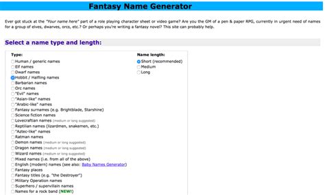 4 Of The Best Fantasy Name Generators For Authors And Gamers