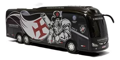 Miniatura Ônibus Vasco Da Gama Inzar I6 3 Eixos 48cm Parcelamento sem