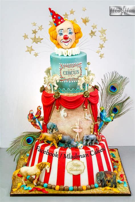 Vintage Circus Cake Decorated Cake By Mladman Cakesdecor