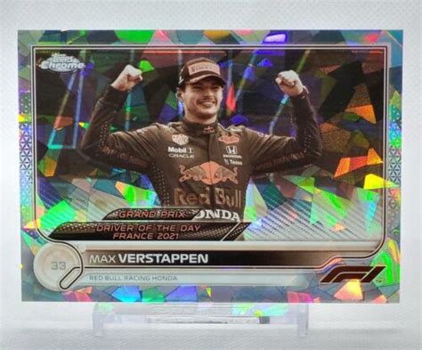 Topps Chrome Sapphire F Max Verstappen Sepia Red Bull