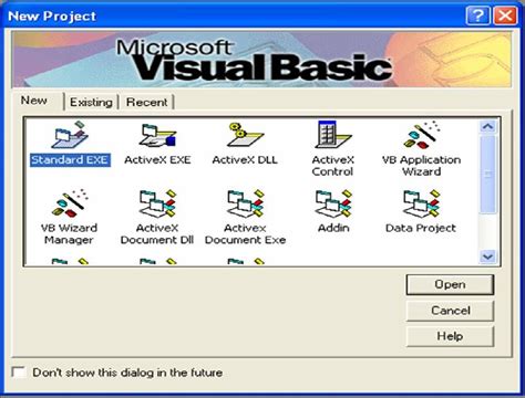 Visual Basic Tutorials Code Project For Beginners Starting Page