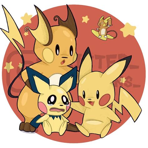 Evolution Lines: Pichu by ArchaeRegion on DeviantArt