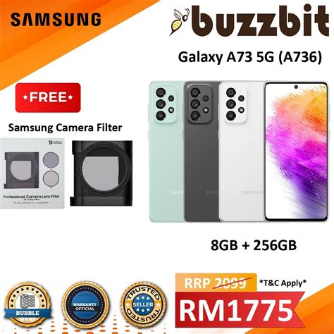 Samsung Galaxy A73 5g A736 Greengraywhite 8gb256gb With Camera