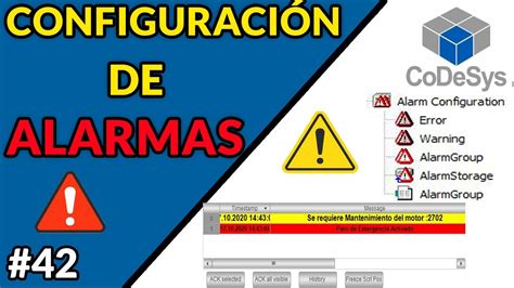 CODESYS 3 5 CONFIGURACIÓN DE ALARMAS BANNER Y TABLA DE ALARMAS