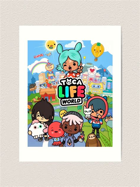 Toca Boca Toca Boca Toca Life World Art Board Print By The Best Porn