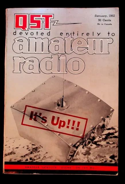 VINTAGE QST MAGAZINE January 1962 Amateur HAM Radio Jackson Brothers