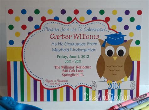 Preschool Graduation Invitation Templetes