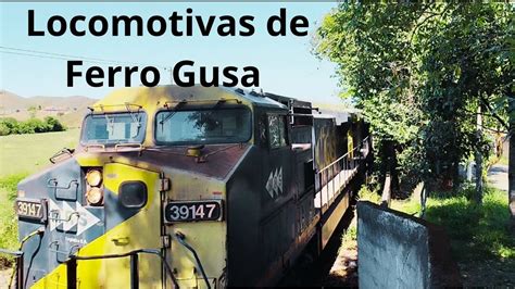 Trem Mrs Carregado De Ferro Gusa Dupla Locomotivas Youtube