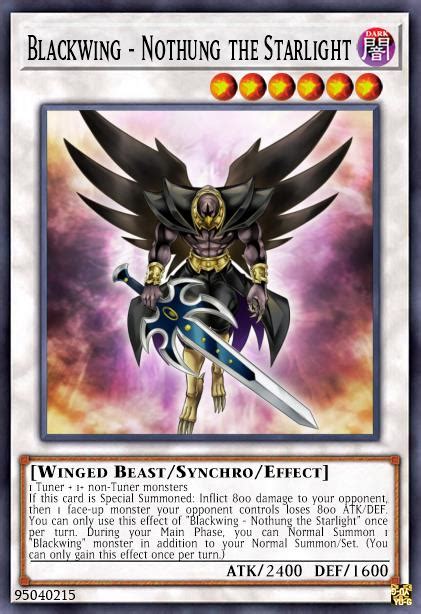 Yu Gi Oh Wiki Blackwing Nothung The Starlight