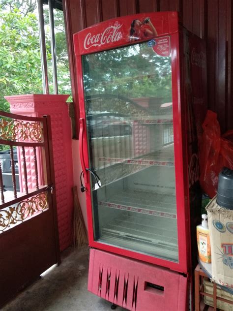 Chiller Fridge Peti Sejuk Coca Cola TV Home Appliances Kitchen