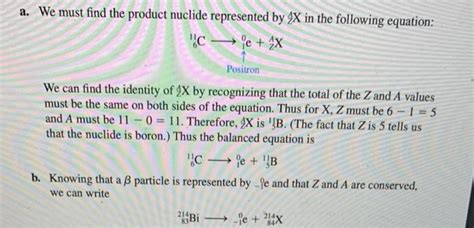 Solved A We Must Find The Product Nuclide Represented By 2x