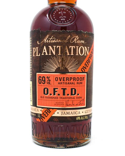 Plantation O F T D Overproof Artisanal Rum 750ml Princeville Wine