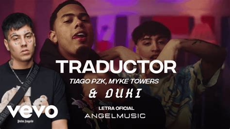 Tiago Pzk Myke Towers Duki Traductor Remix Audio Oficial Youtube