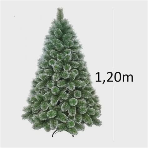 Árvore de Natal Pinheiro Verde Neve Modelo Luxo 1 20m 170 Galhos