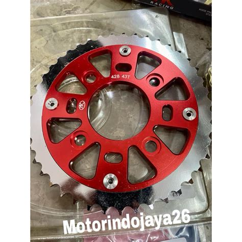 Jual Gear Belakang TK Racing 428 Megapro Verza Sonic Cbr150 Cb150 Gtr