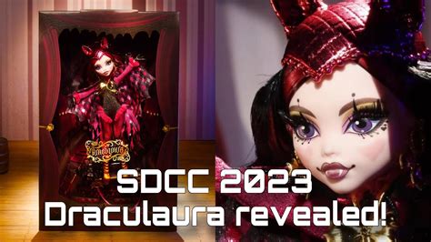 MONSTER HIGH NEWS SDCC Draculaura Doll Revealed New Freak Du Chic