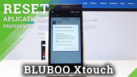 How To Reset App Preferences In Bluboo Xtouch Restore App