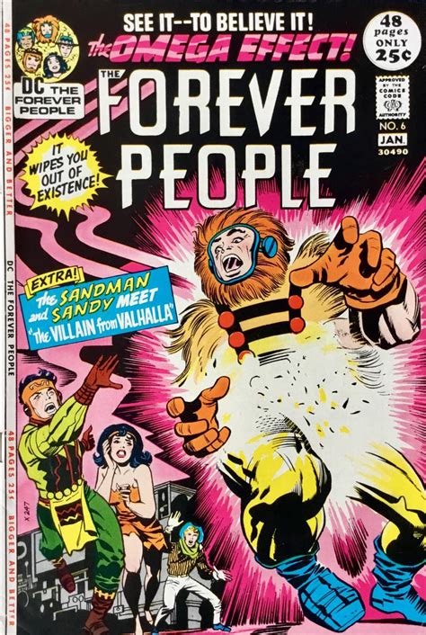 The Forever People No 6 Jan 1972 Vf By Kirby Jack 1971 1st Edition Comic Outsider