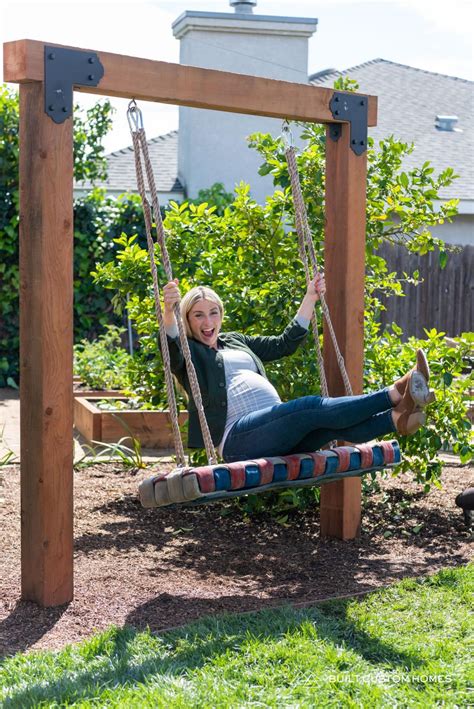 2 post swing set free diy plans – Artofit