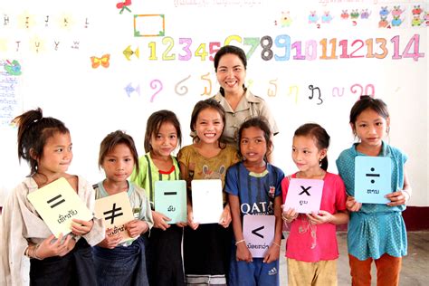 Joining Hands Achieves Universal Primary Education Laos World