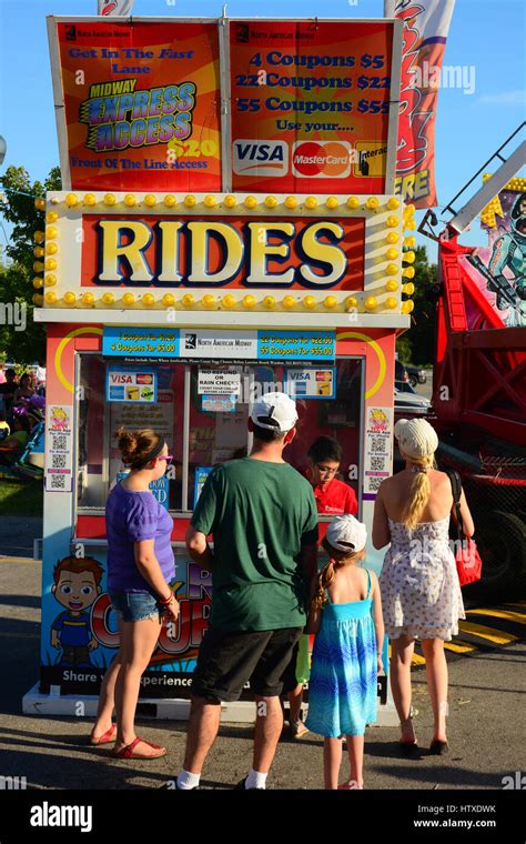 CNE rides boothToronto, Canada Stock Photo - Alamy