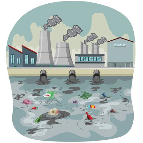 Water pollution concept vector illustration 20240665 Vector Art at Vecteezy