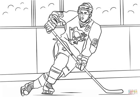 Sidney Crosby coloring page | Free Printable Coloring Pages