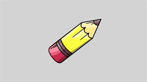 pencil cartoon 2d animation icon motion graphic video. 36495373 Stock ...