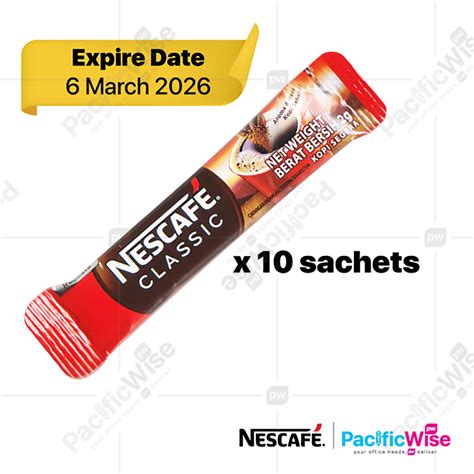 Nescafe Classic Sachet Sachet Klasik Coffee 2g Per Sachet Lazada